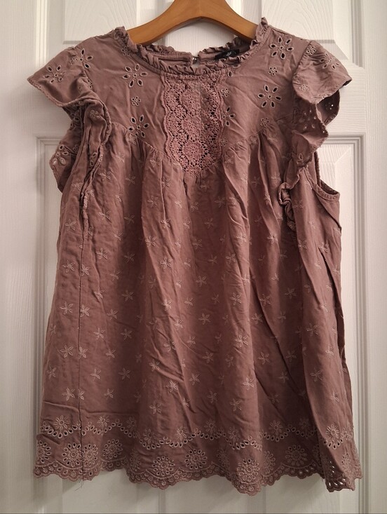 torrid Tops - Torrid Boho Blouse Dusy Rose 1XL